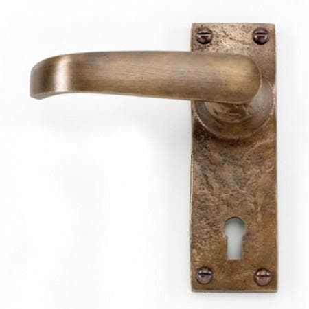 Louis Fraser 345 Lever Handle with hammered plate