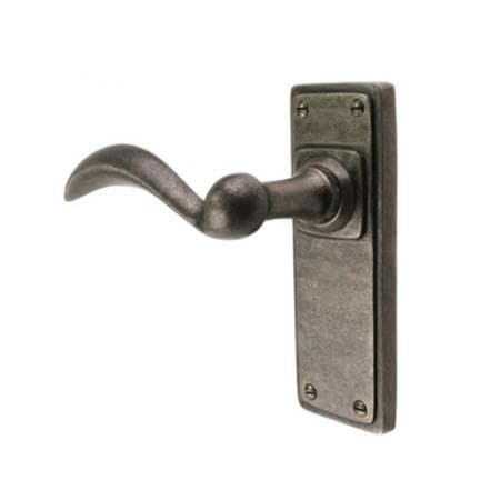 Louis Fraser 701 Curved Lever Handle in bronze